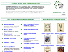 Tablet Screenshot of printswithapast.com